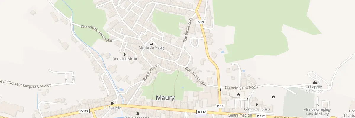 Plan du 29 Rue Doc Roux à Maury