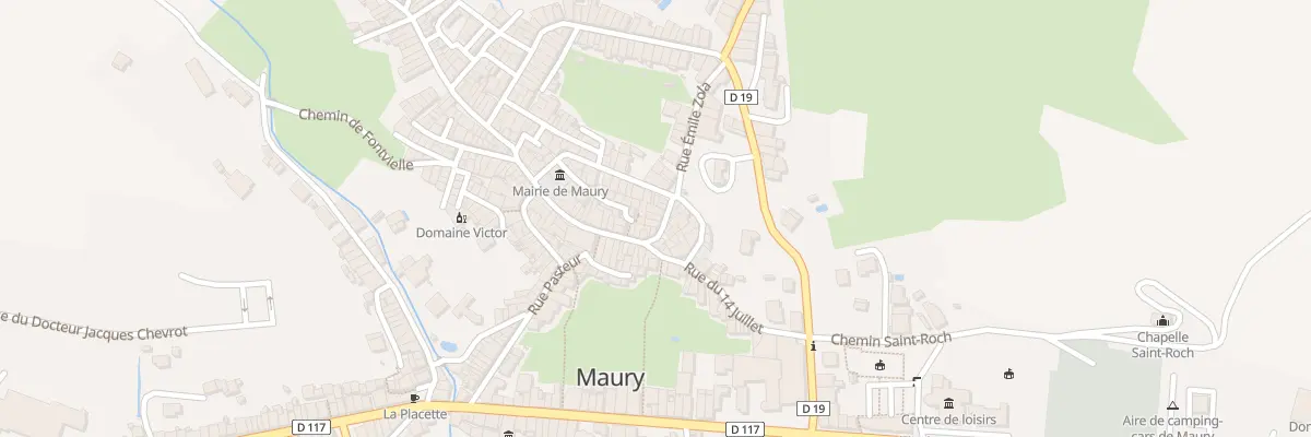 Plan du 33 Rue Doc Roux à Maury