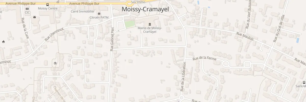 Plan du 99 Rue de la République à Moissy-Cramayel