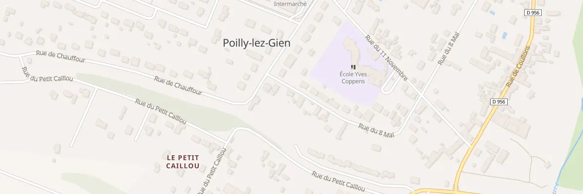 Plan du 39 Rue du Huit Mai à Poilly-lez-Gien