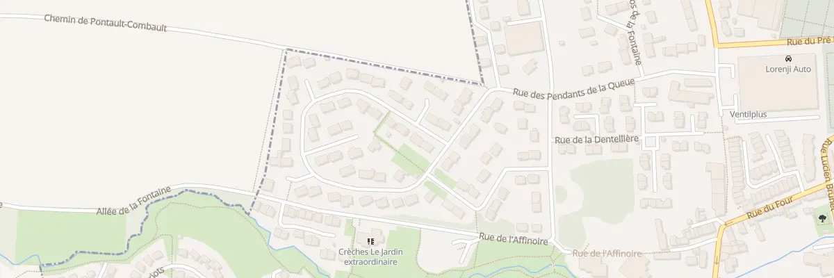 Plan du 15 Rue Marcel Paul à Pontault-Combault
