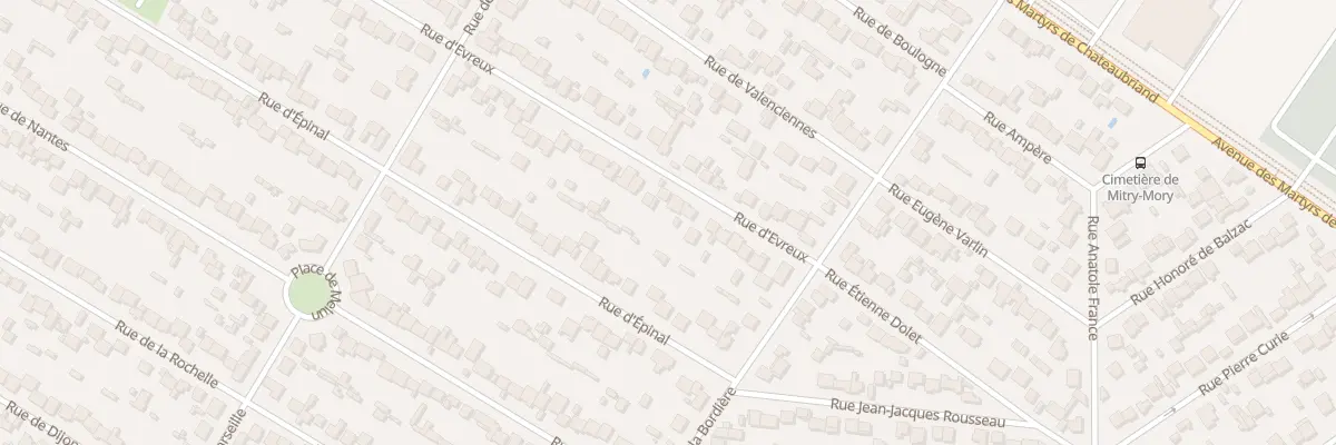 Plan du 19 Rue d’Evreux à Mitry-Mory