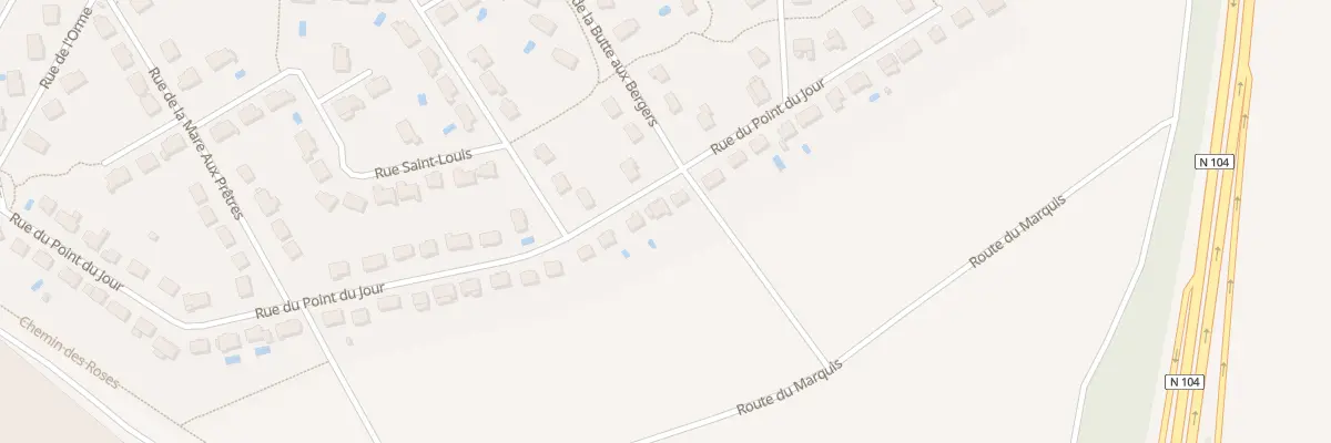 Plan du 50 Rue du Point du Jour à Servon