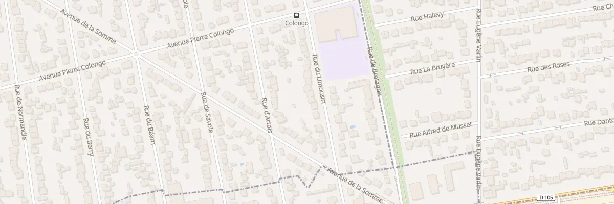 Plan du 170 Rue du Limousin à Tremblay-en-France