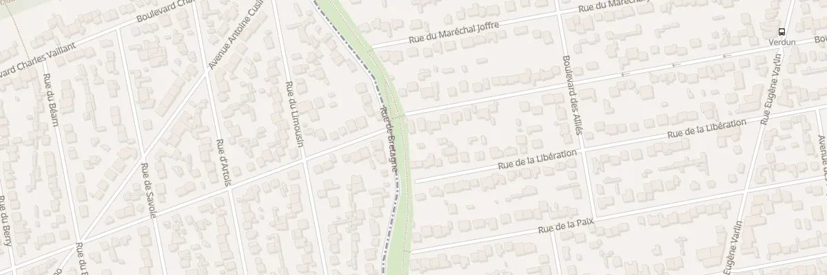 Plan du 59 Rue de Verdun à Villeparisis