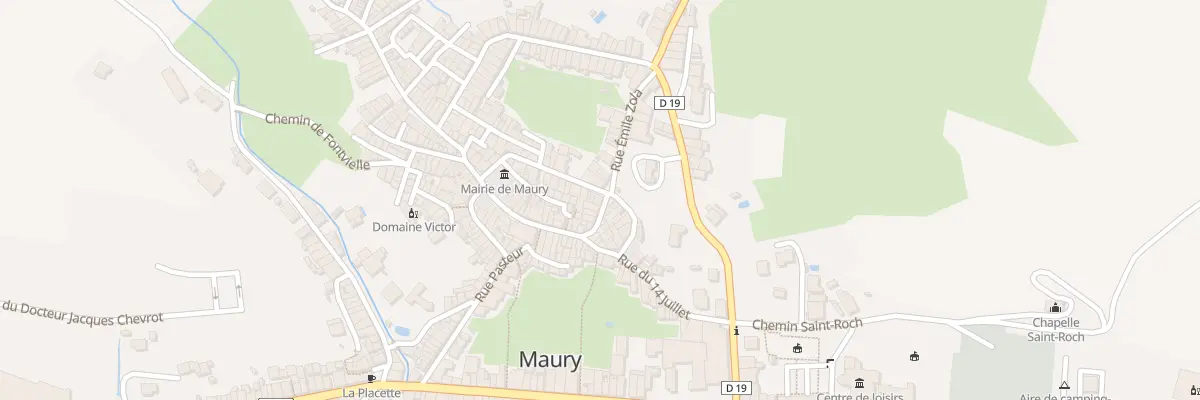 Plan du 39 Rue Doc Roux à Maury