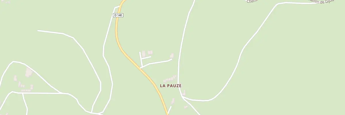 Plan du 5129 La Pauze à Gijounet