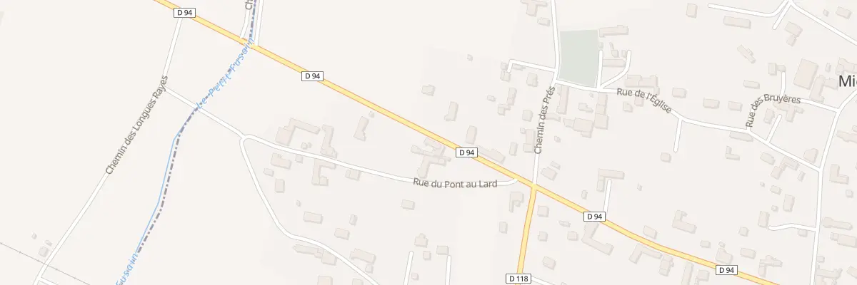 Plan du 43 Rte de Montargis à Mignerette