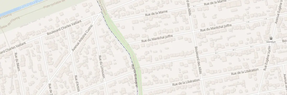 Plan du 55 Rue du Maréchal Joffre à Villeparisis
