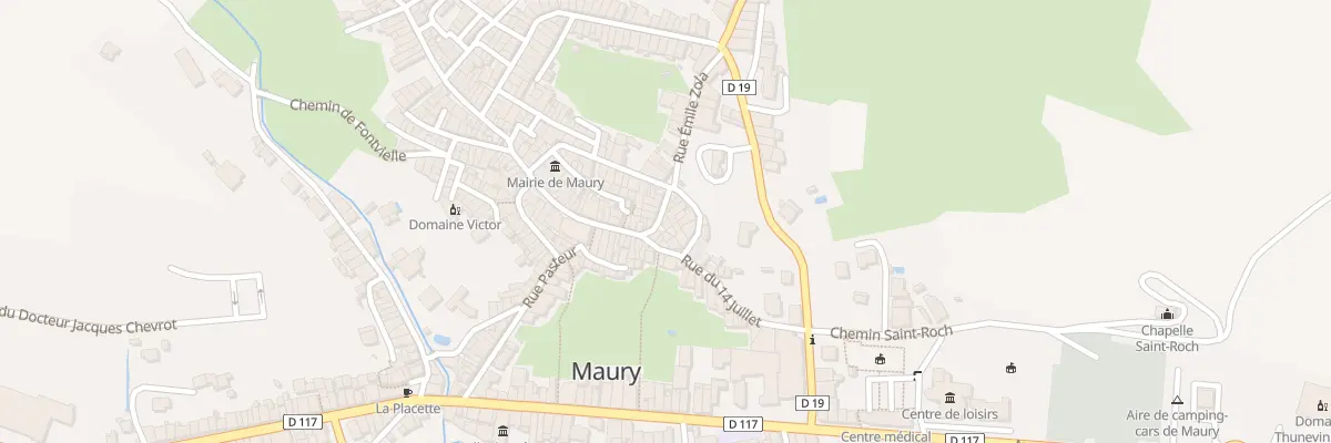 Plan du 30 Rue Doc Roux à Maury