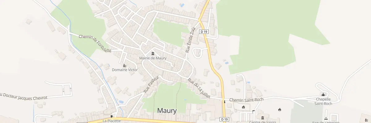 Plan du 38 Rue Doc Roux à Maury