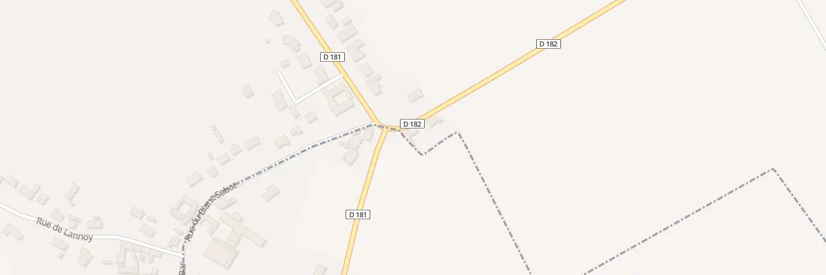 Plan du 1018 Rue de Béthune à Gonnehem