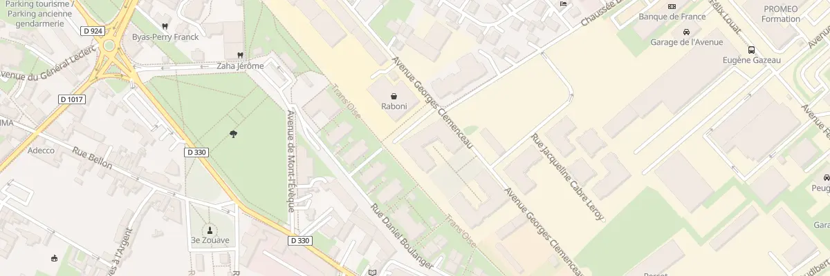 Plan du 1 Sq Le Bouteiller à Senlis