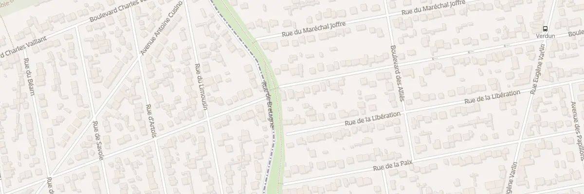 Plan du 57 Rue de Verdun à Villeparisis