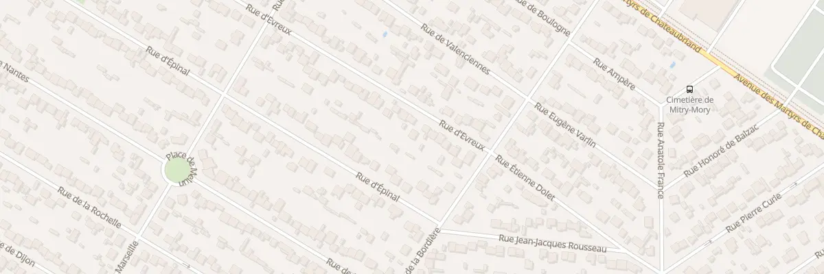 Plan du 15 Rue d’Evreux à Mitry-Mory