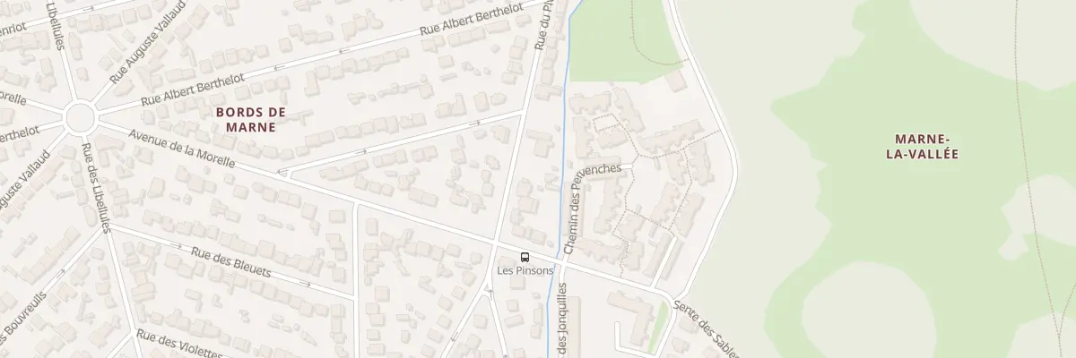 Plan du 87 Rue du Pivert à Champs-sur-Marne