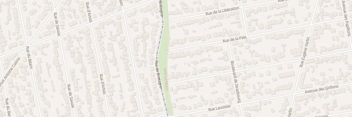 Plan du 49 Rue de la Paix à Villeparisis