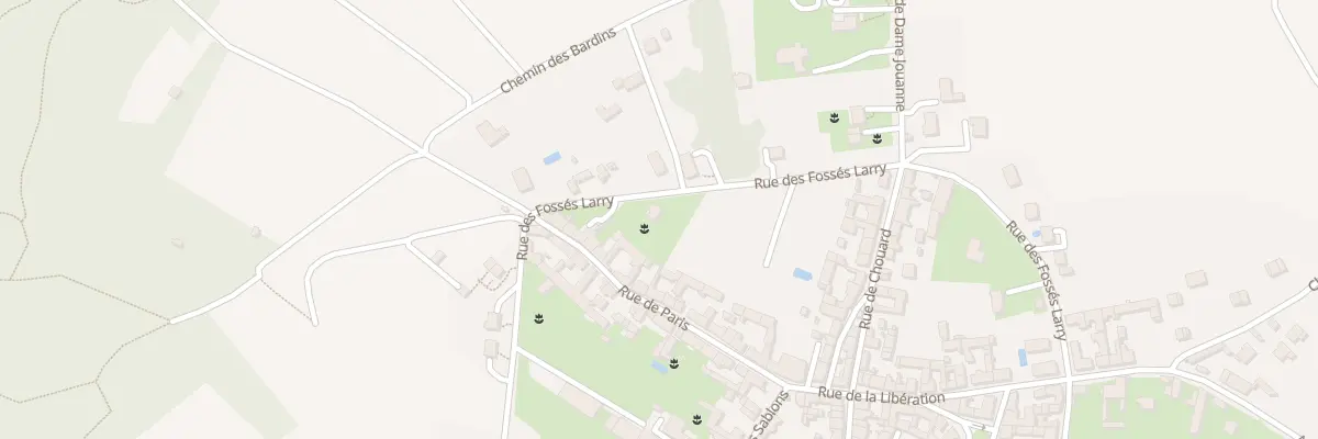 Plan du 25 Rue des Fossés Larry à Larchant