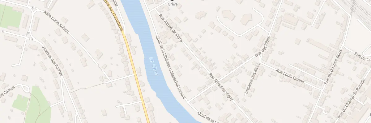 Plan du 33 Rue Alfred de Vigny à Montluçon