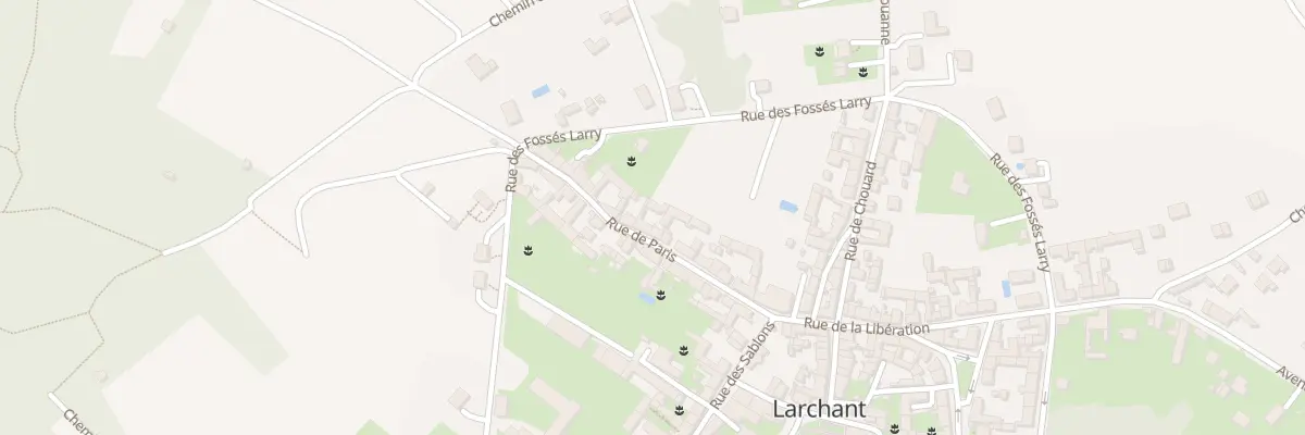 Plan du 18 Rue de Paris à Larchant
