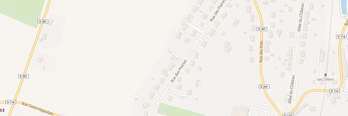 Plan du 19 Rue_des_Plaines à Vaux