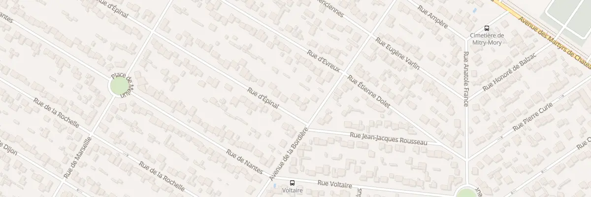 Plan du 8 Rue d’Epinal à Mitry-Mory
