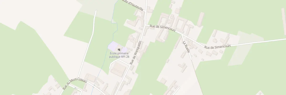 Plan du 12 Rue de Wanquetin à Gouy-en-Artois
