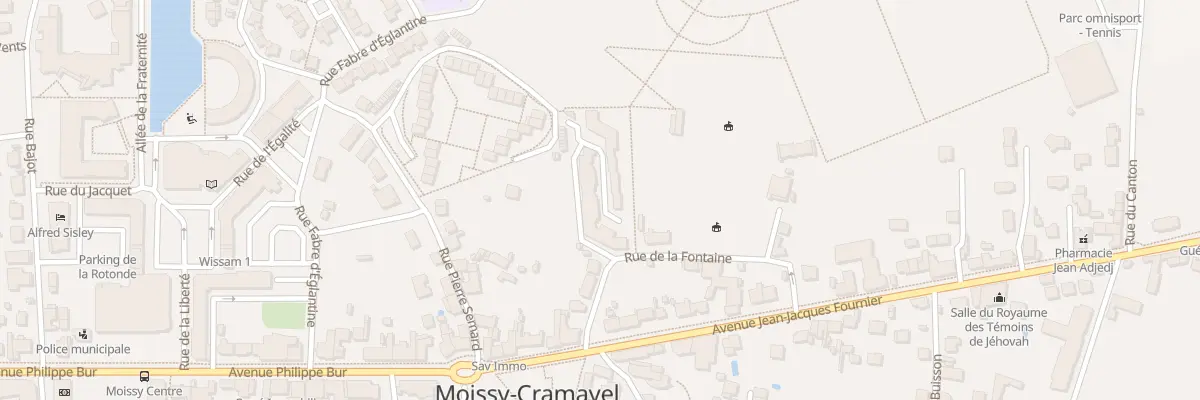 Plan du 75 All des Pres Fleuris à Moissy-Cramayel
