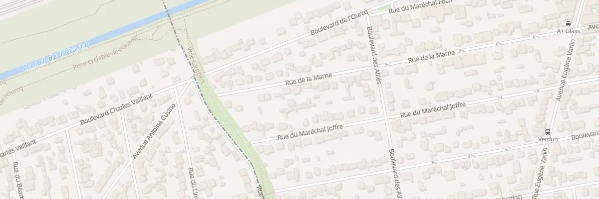 Plan du 51 Rue de la Marne à Villeparisis