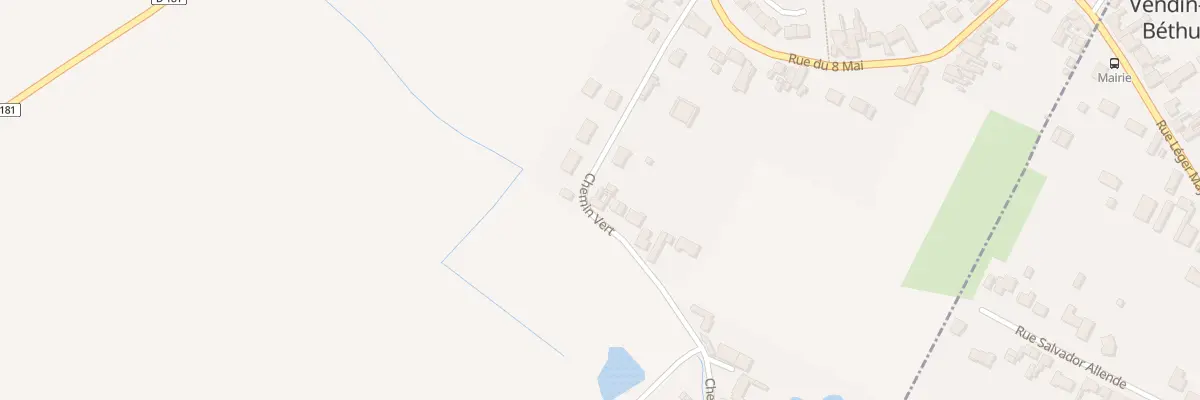 Plan du 3 Che Vert à Oblinghem