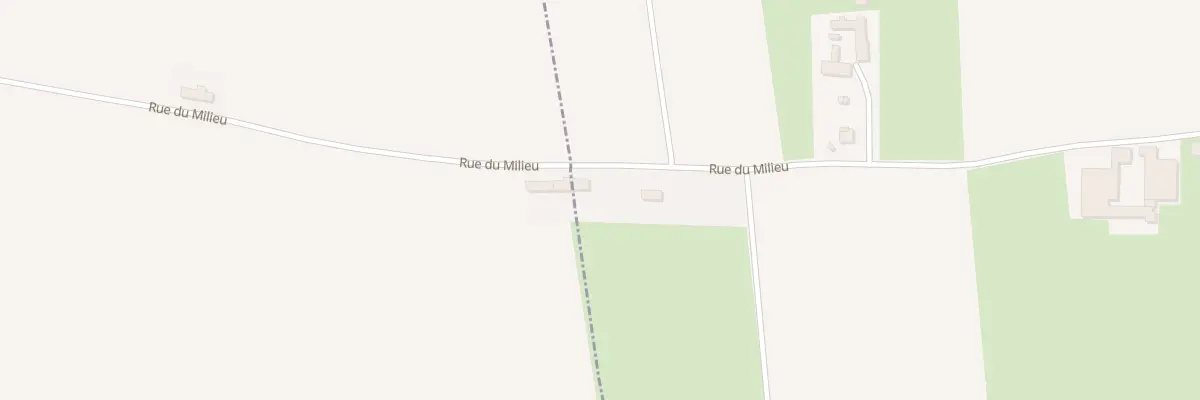 Plan du 8 Rue du Milieu à Borre