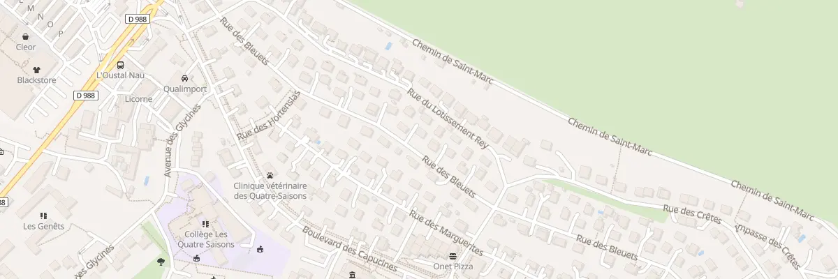 Plan du 55 Rue des Bleuets à Onet-le-Château