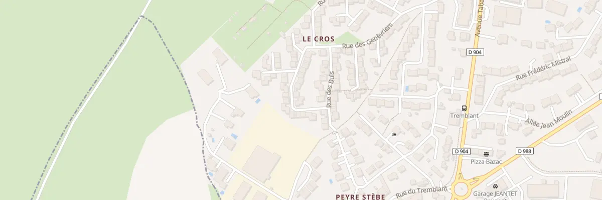 Plan du 39 Rue des Genévriers à Sébazac-Concourès