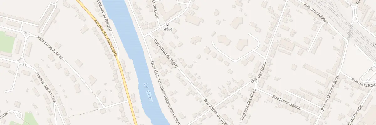 Plan du 40 Rue Alfred de Vigny à Montluçon