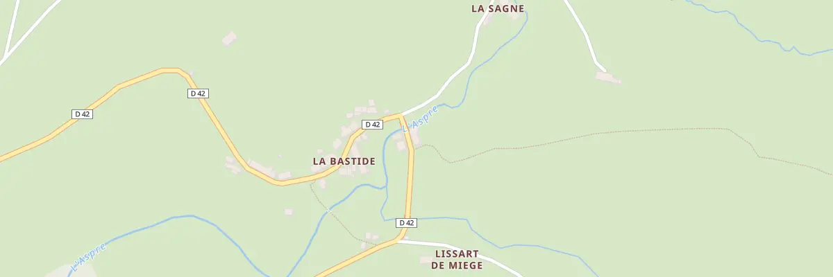 Plan du 5063 Labastide au Fau