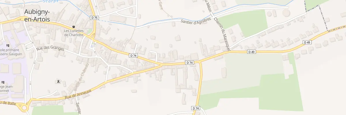 Plan du 35 Rue du Gen Barbot à Aubigny-en-Artois