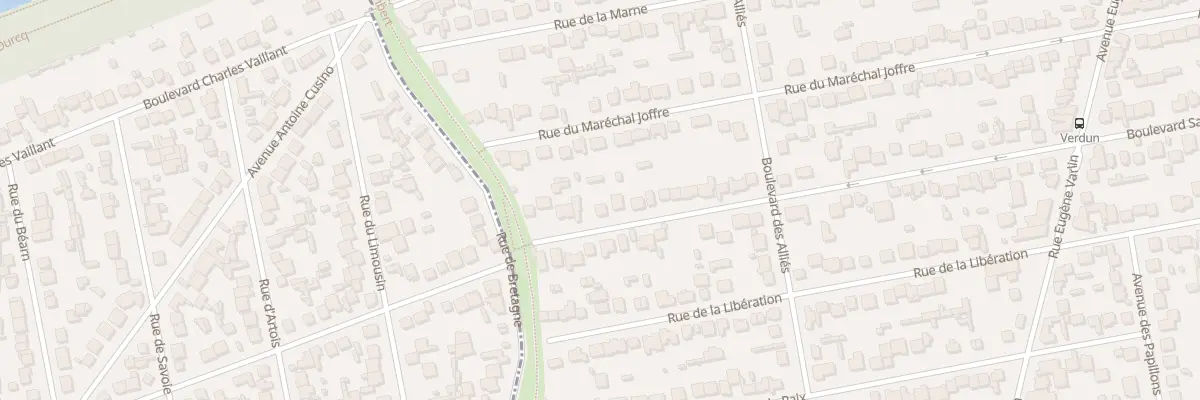 Plan du 54 Rue de Verdun à Villeparisis