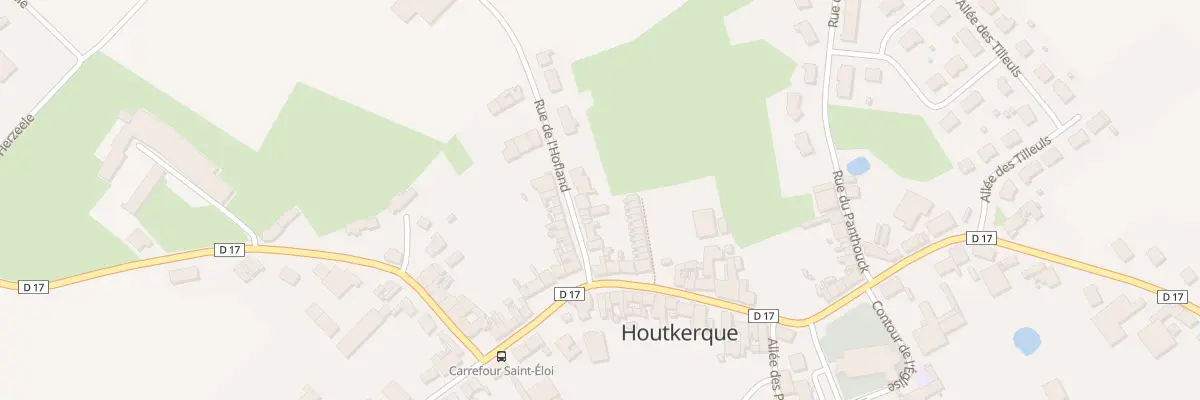Plan du 4 Rue de l’Hofland à Houtkerque