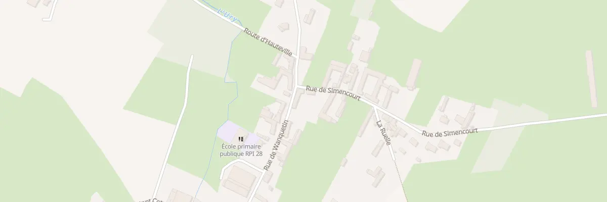 Plan du 2 Rue de Simencourt à Gouy-en-Artois