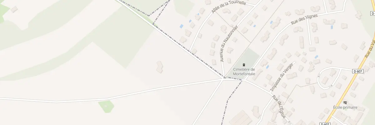Plan du 2 Che de la Roche Pauvre à Plailly