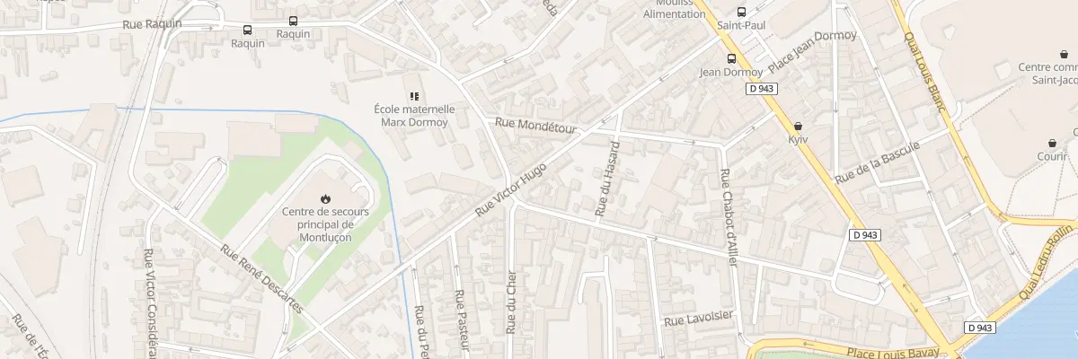 Plan du 37 Rue Victor Hugo à Montluçon