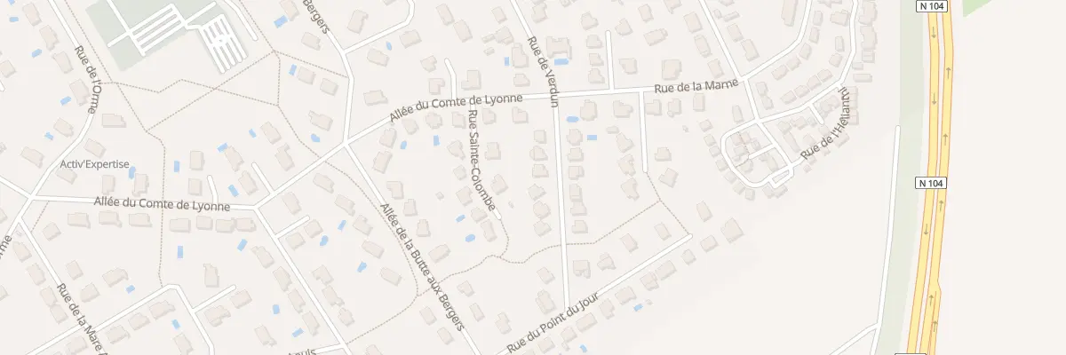 Plan du 40 Rue de Verdun à Servon