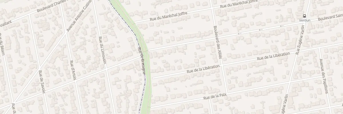 Plan du 51 Rue de Verdun à Villeparisis