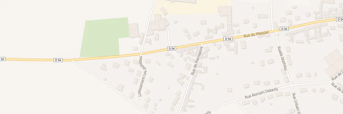 Plan du 51 Rue du Plessier à Hangest-en-Santerre