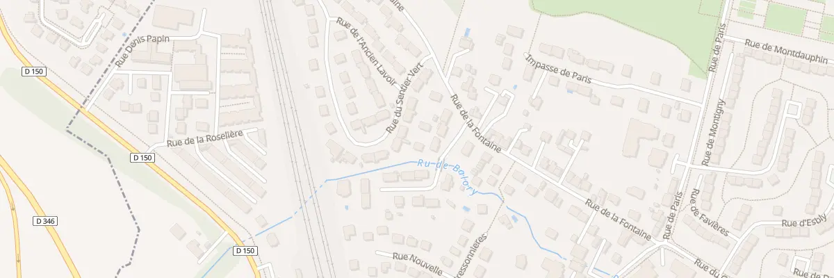 Plan du 15T Rue de la Fontaine à Cesson
