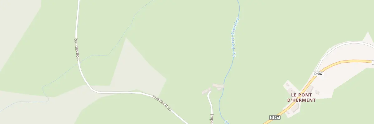 Plan du 5108 Sur le Moulin à Sauvagnat