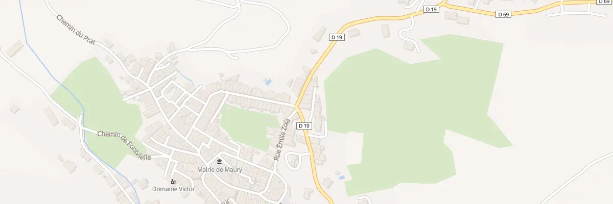 Plan du 30 Rte de Cucugnan à Maury