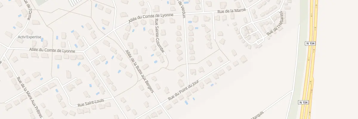 Plan du 46 Rue de Verdun à Servon
