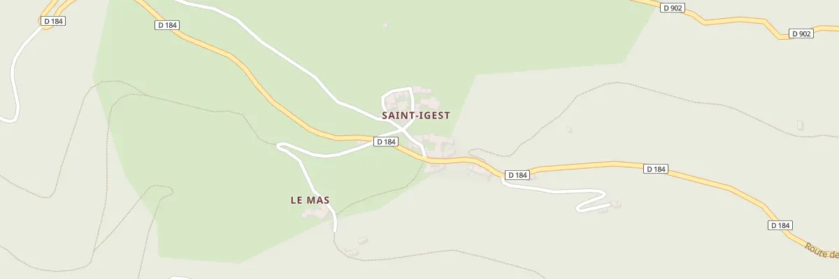 Plan du 5110 Saint Igest à Montclar