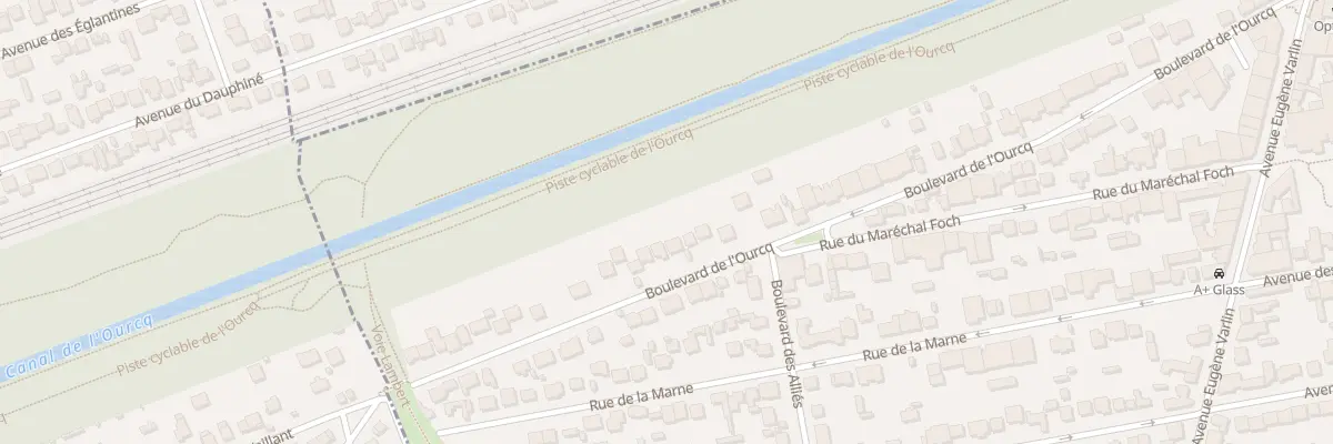 Plan du 76 Bd de l’Ourcq à Villeparisis